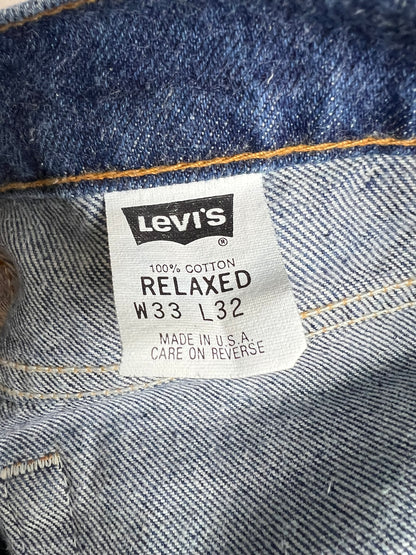 Levi's 540 Orange Tab Dark Wash Jeans - W33