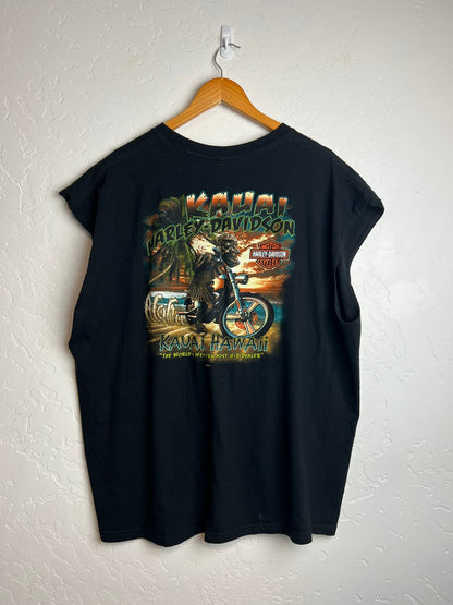 Harley-Davidson Kauai Hawaii Cut-Off Tee - 3XL