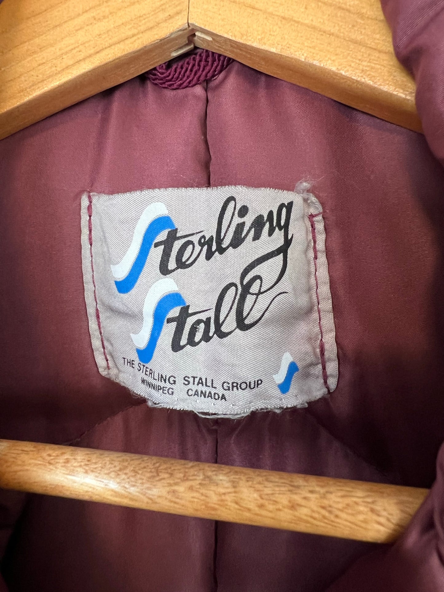 Sterling Stall Quilted Puffer Coat - L