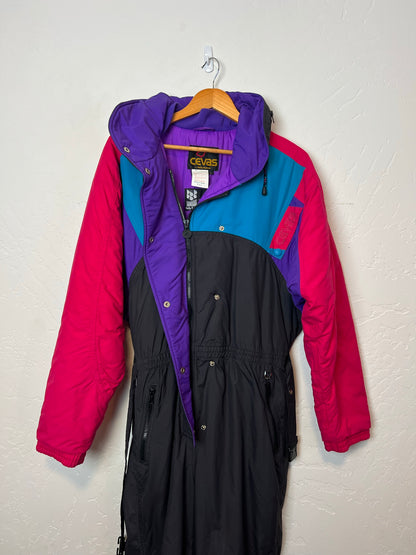 Cevas by Helly-Hansen Neon Colorblock Ski Suit