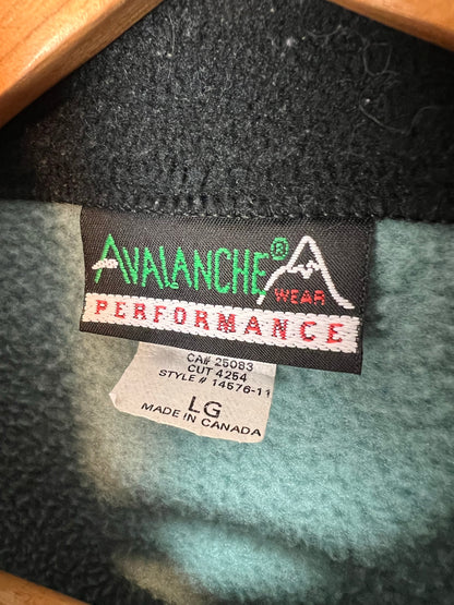 Avalanche Performance Teal Fleece Vest - Size L