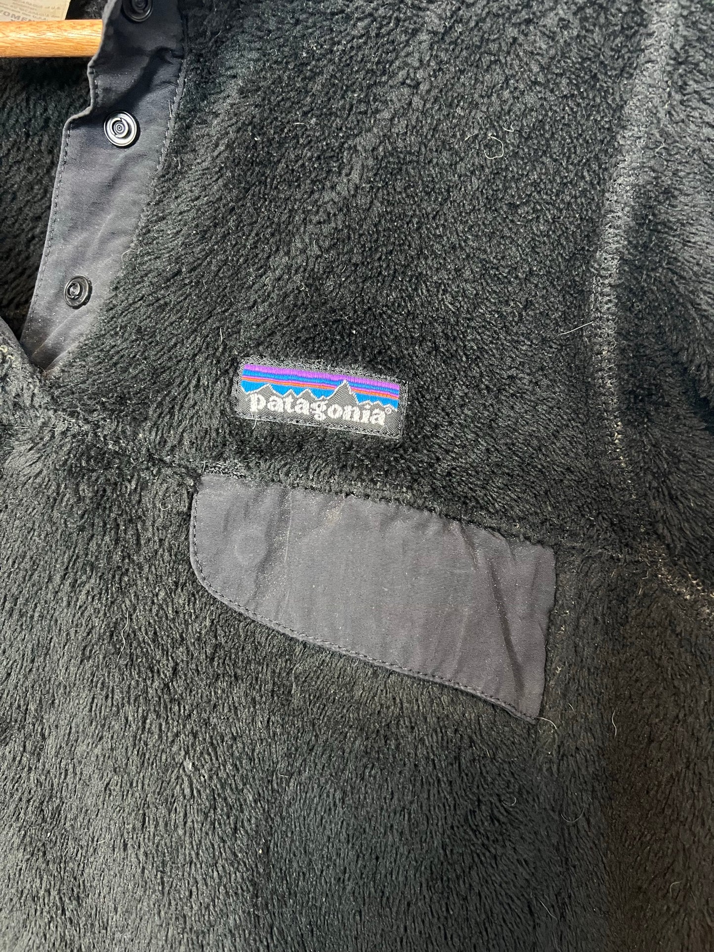 Patagonia Black Retro-X Deep Pile Fleece Pullover - Women's XS