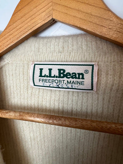 L.L. Bean Austrian Tirol Boiled Wool Cardigan - M