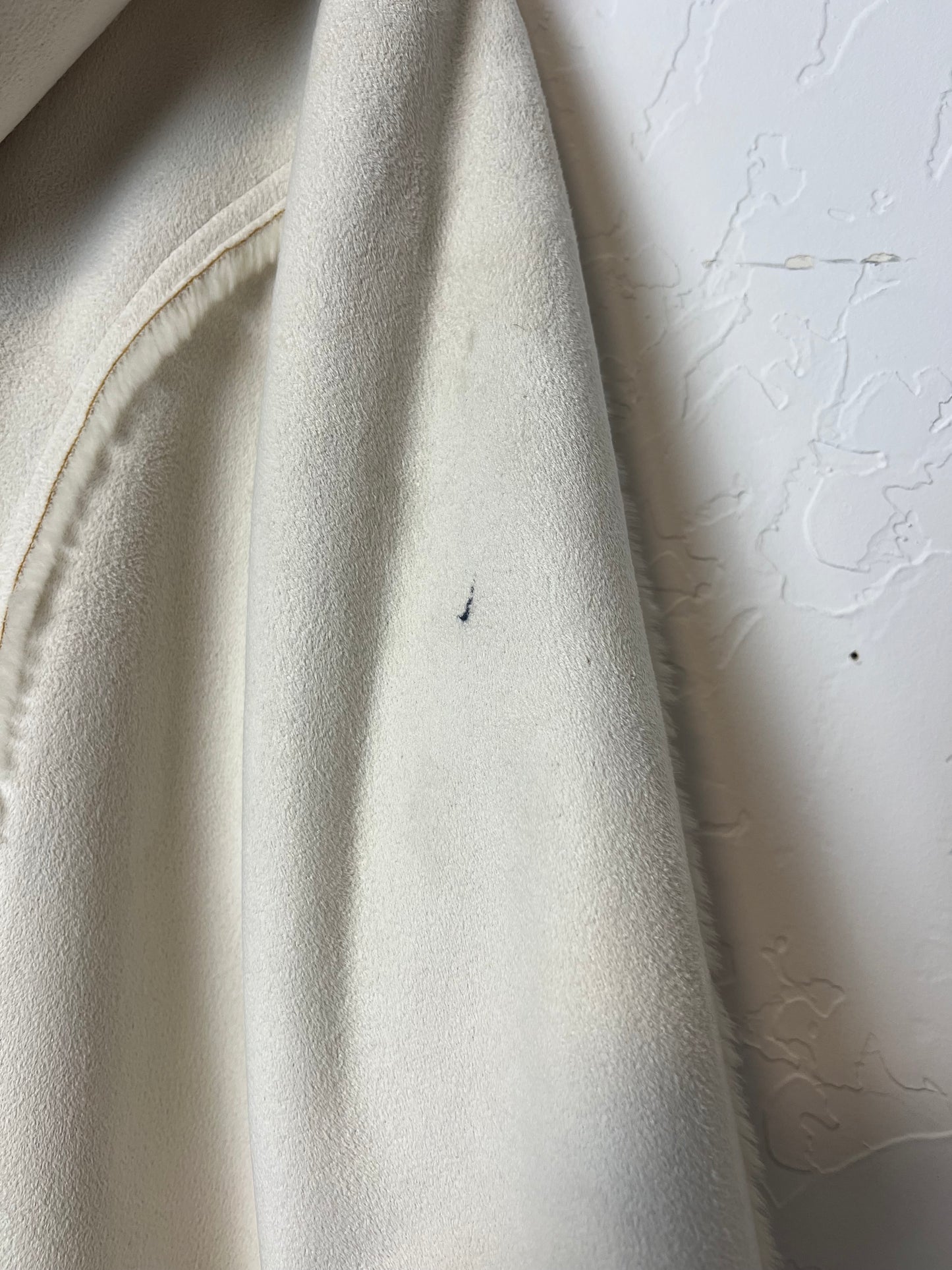 Coldwater Creek Winter White Faux Fur Coat - Size M