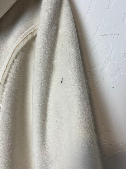 Coldwater Creek Winter White Faux Fur Coat - Size M