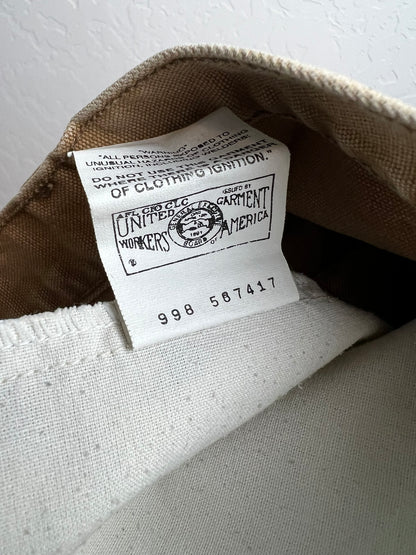 Carhartt B11 Brown Duck Work Dungaree Union Made - 36x30