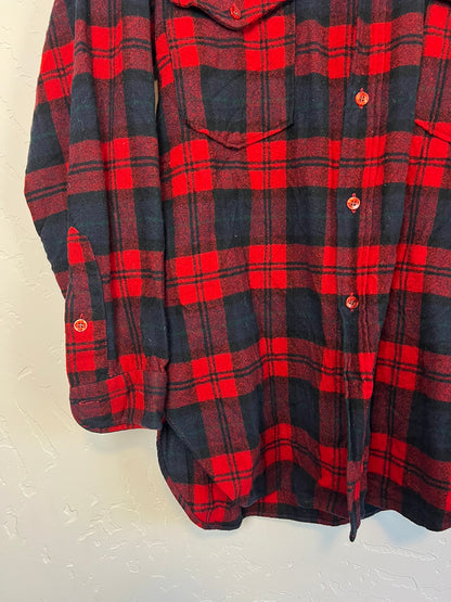 Pendleton Board Shirt Wool Flannel - 16 (L)