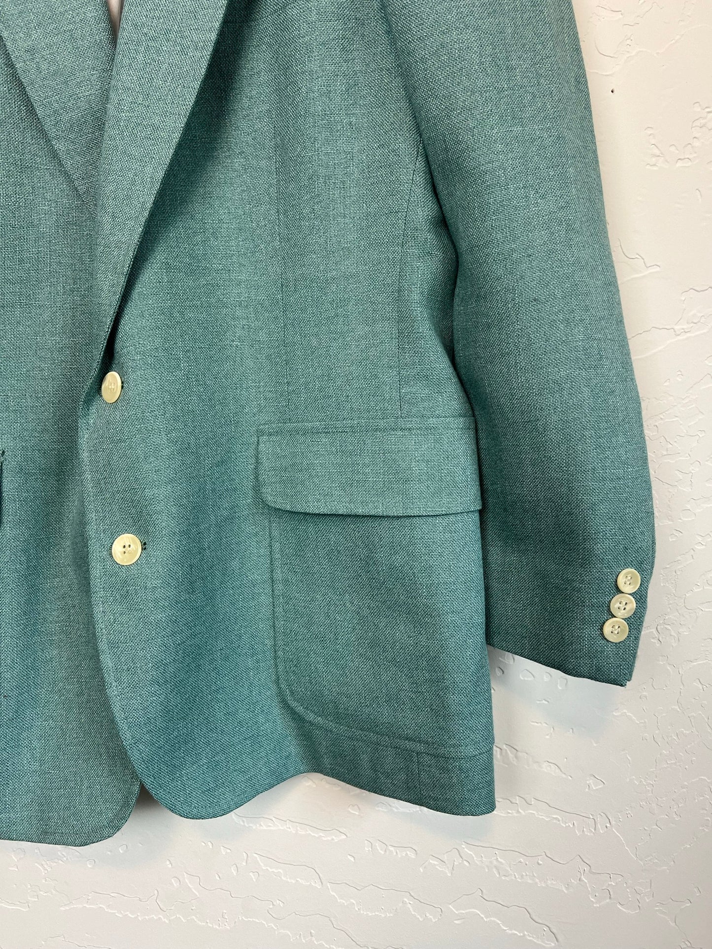 Haggar Teal Green Sport Coat Blazer - Size 42