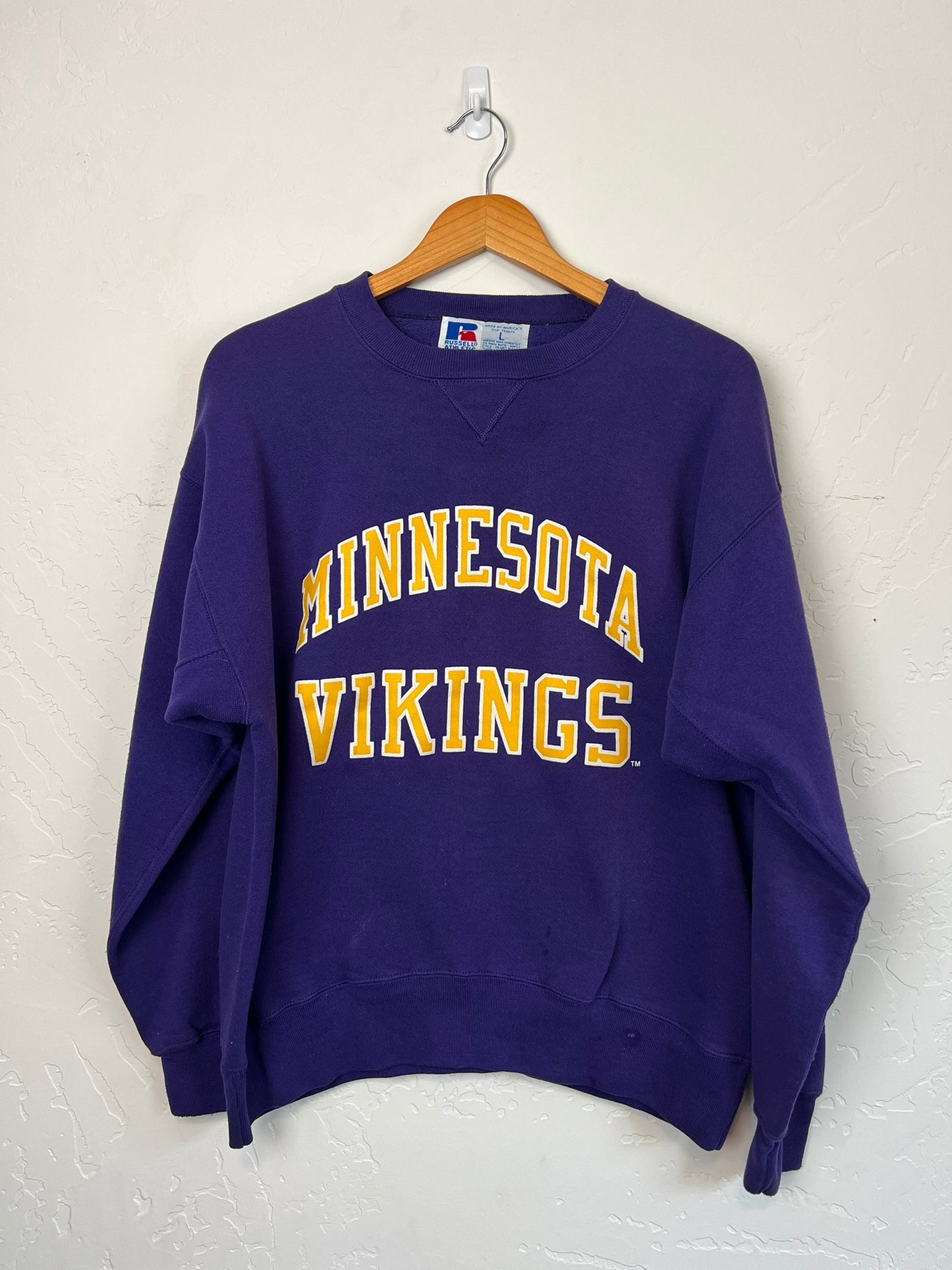 Russell Athletic Minnesota Vikings Crewneck - L