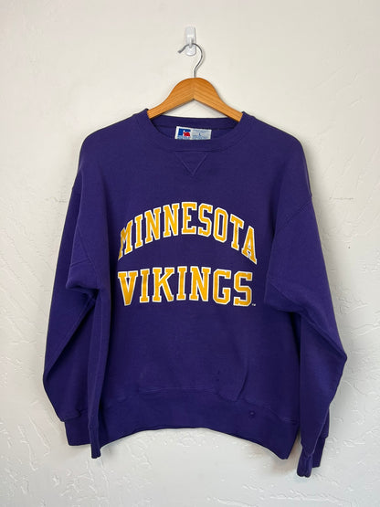 Russell Athletic Minnesota Vikings Crewneck - L