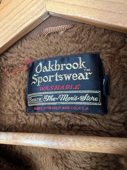 Oakbrook Sportswear Sherpa-Lined Hooded Bomber - L