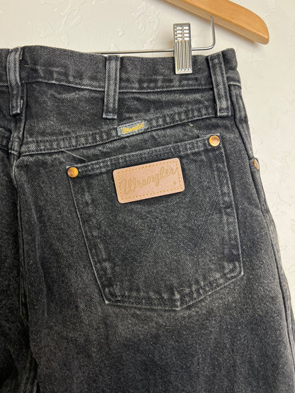 Wrangler 13MWZWK Cowboy Cut Faded Black Jeans - 32x32