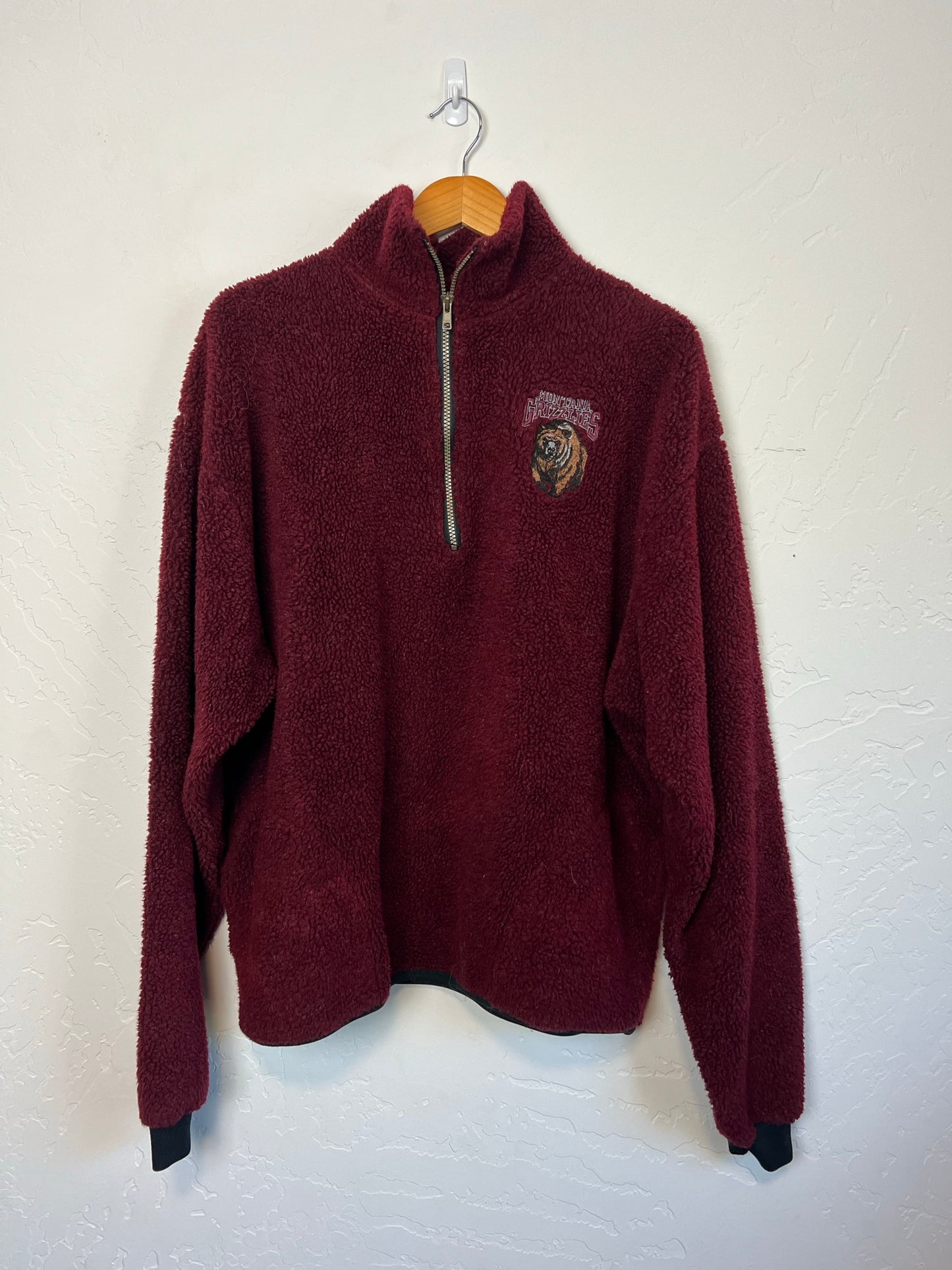 Bearwear Montana Grizzlies Sherpa Half-Zip - XL