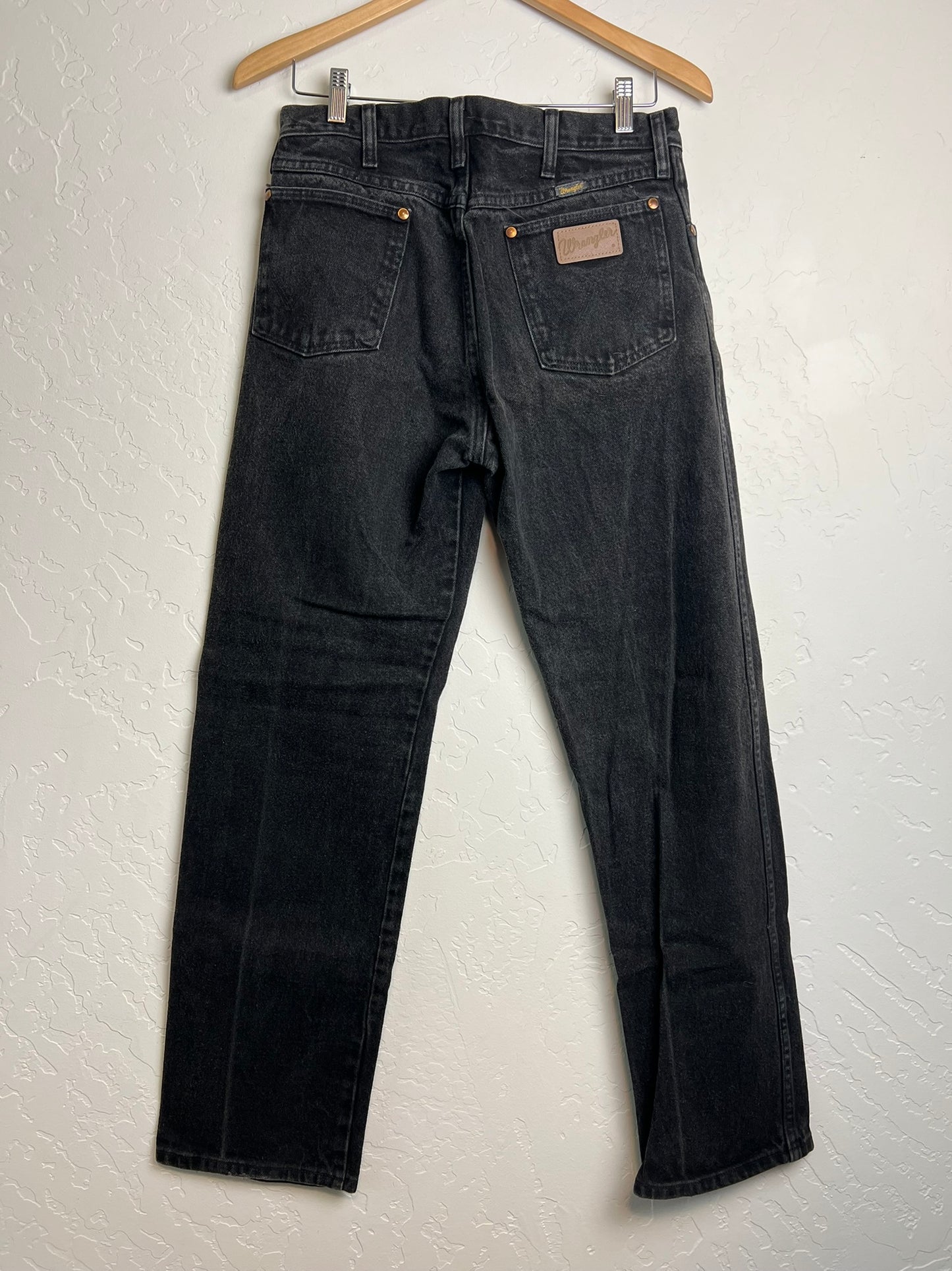 Wrangler 13MWZWK Cowboy Cut Faded Black Jeans - 32x32