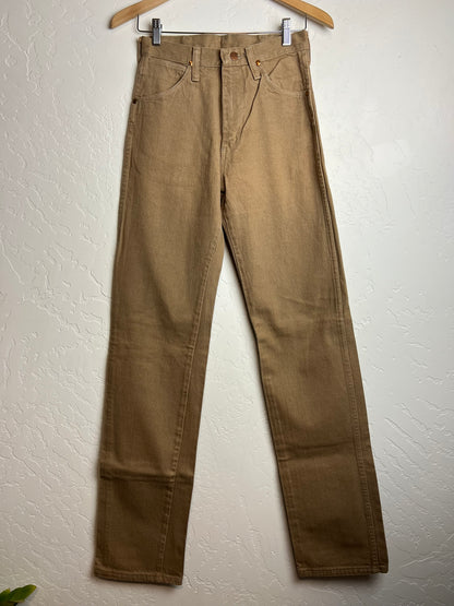 Wrangler Cowboy Cut Khaki Jeans USA Made - 28x36