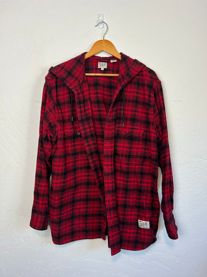 Levi's x Justin Timberlake Fresh Leaves Red Plaid Flannel - Size L