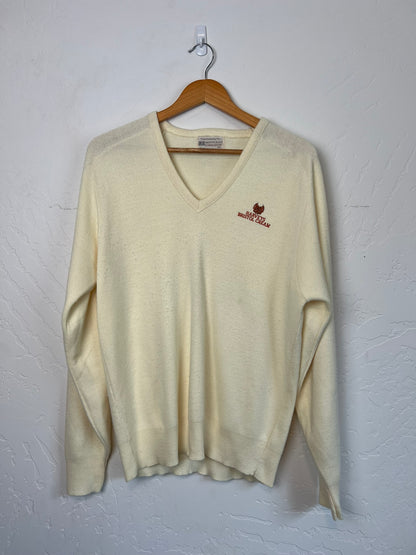 Harvey's Bristol Cream Embroidered V-Neck Sweater - L