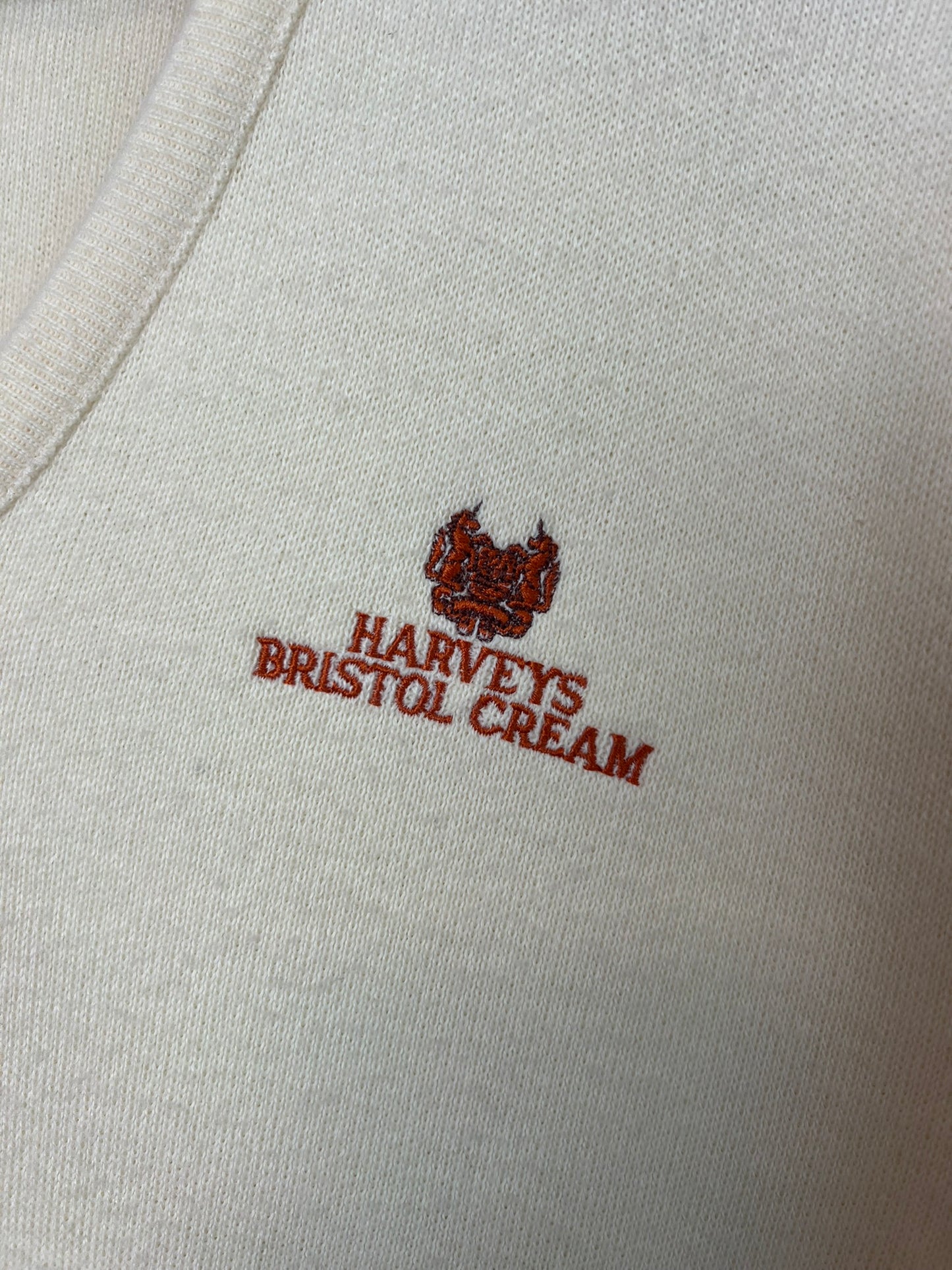 Harvey's Bristol Cream Embroidered V-Neck Sweater - L