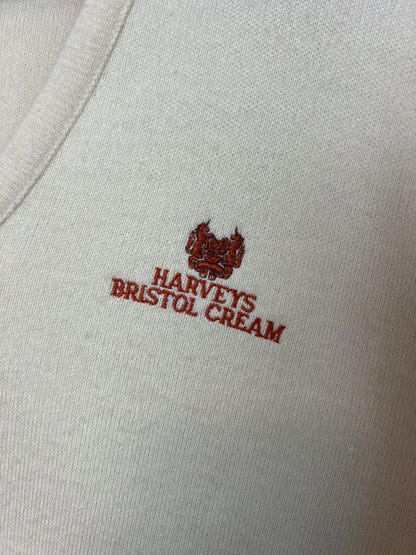 Harvey's Bristol Cream Embroidered V-Neck Sweater - L
