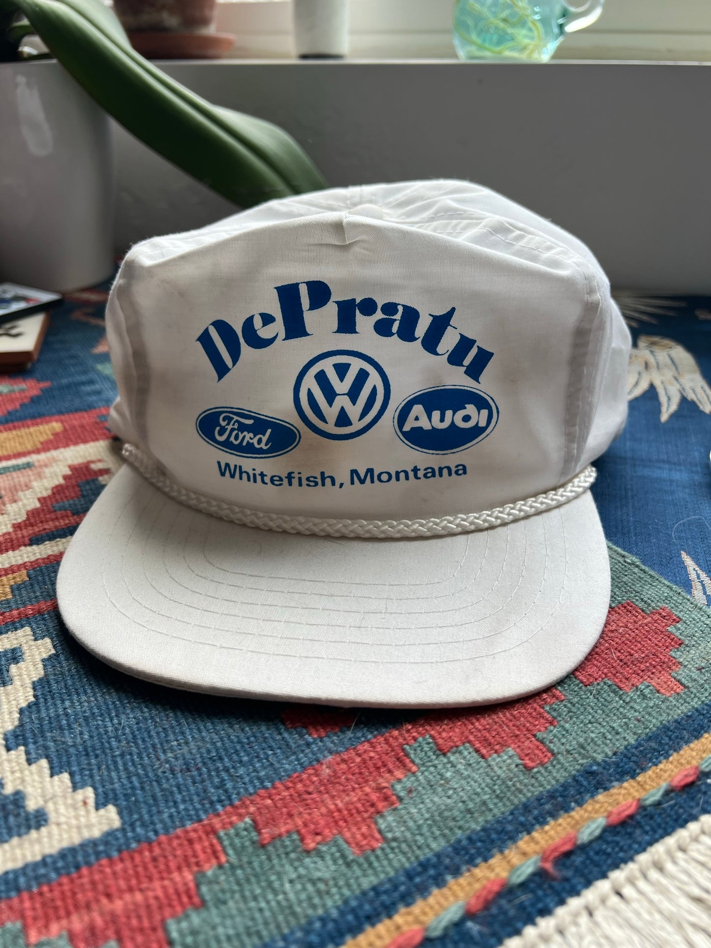 DePratu Auto Dealership Rope Cap - Whitefish, Montana VW Ford Audi