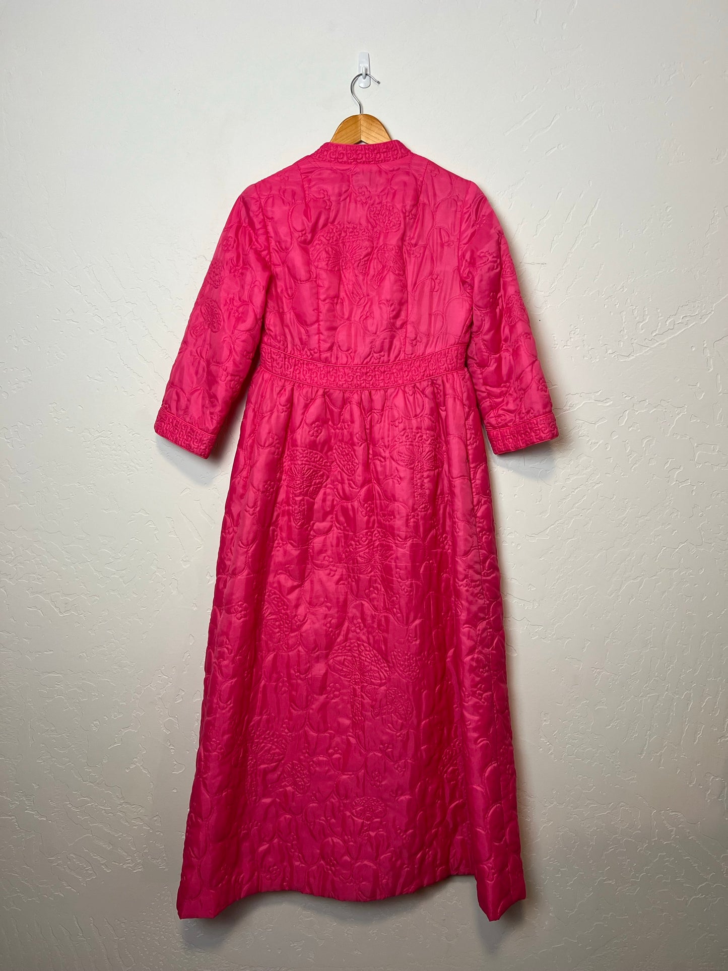 Nordstrom Hot Pink Quilted Robe - One Size