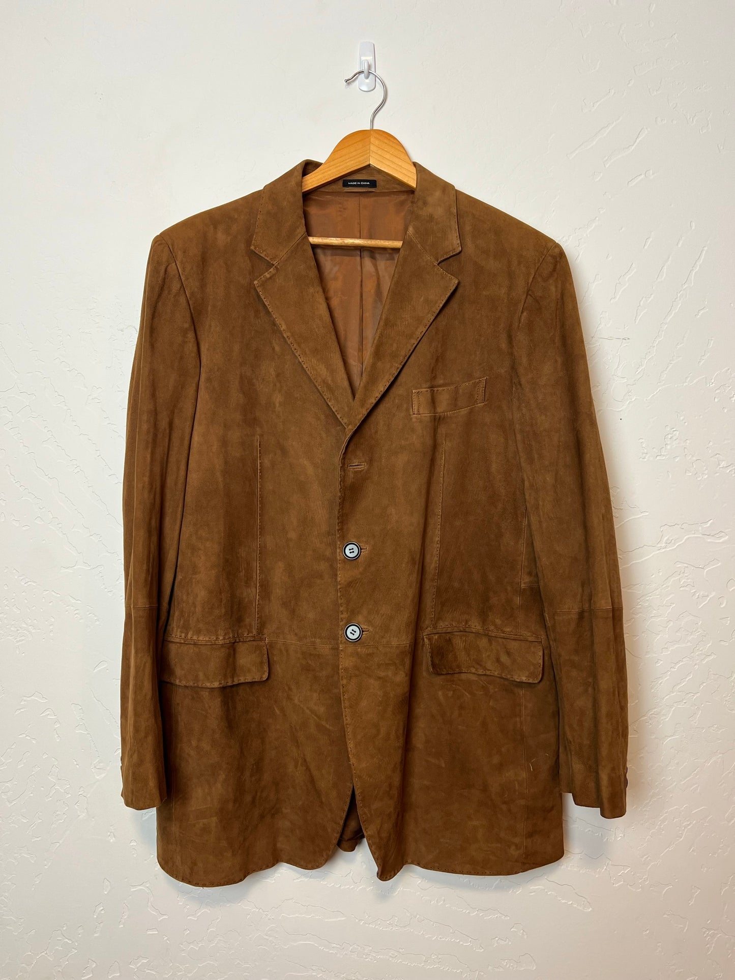 Michael Kors Cognac Suede Blazer - XL