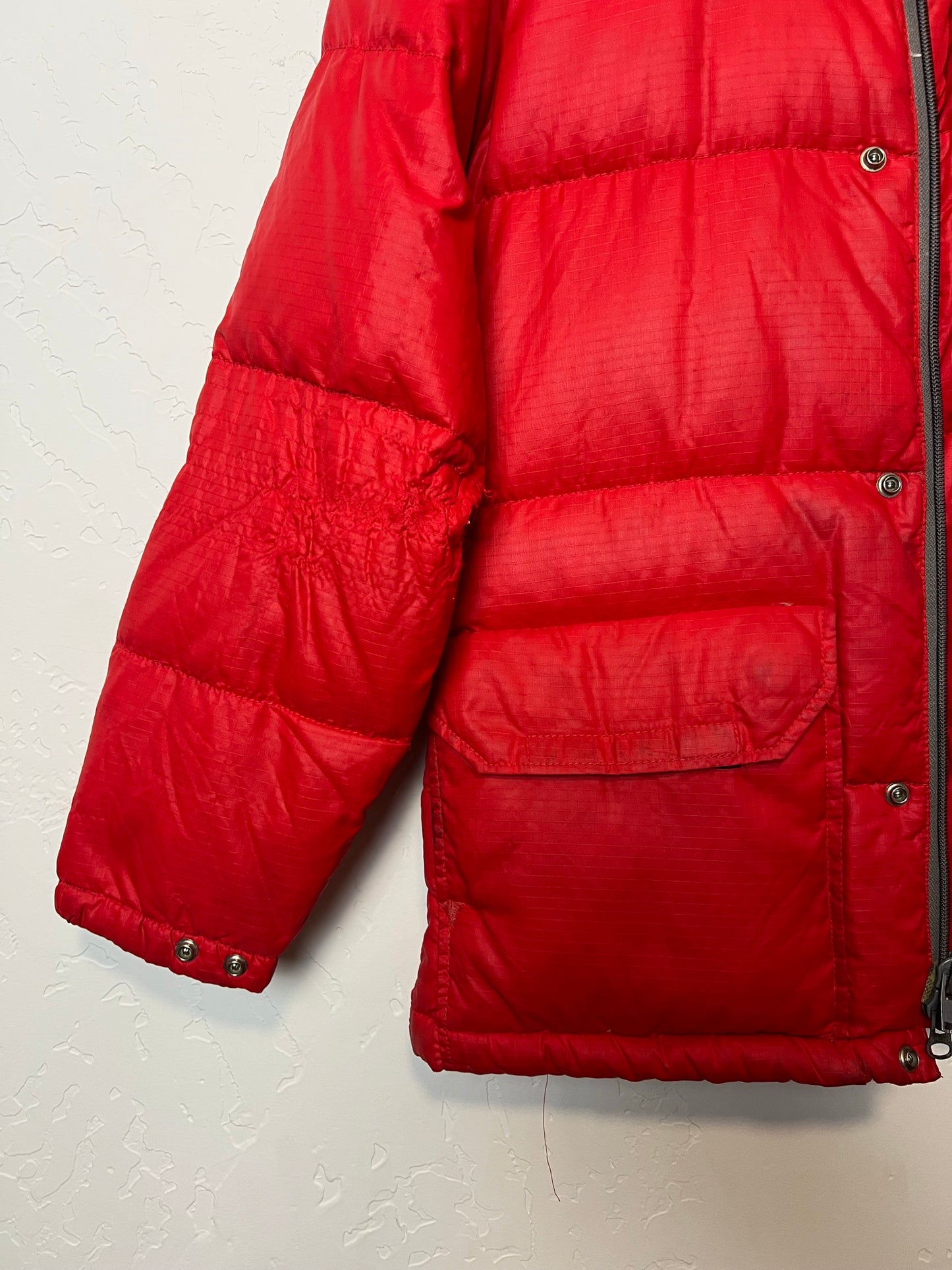 The North Face Red Down Puffer Jacket - Size XXS