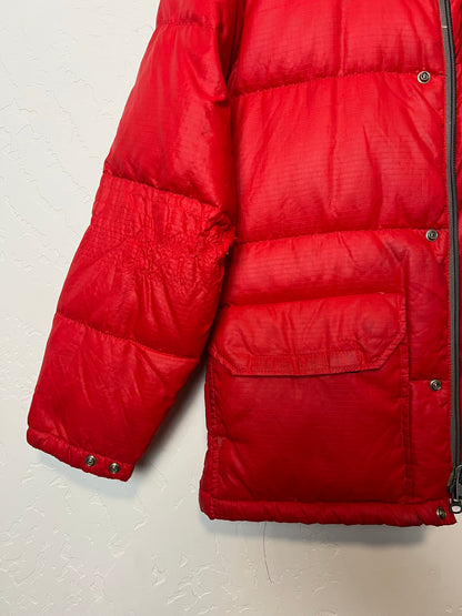 The North Face Red Down Puffer Jacket - Size XXS