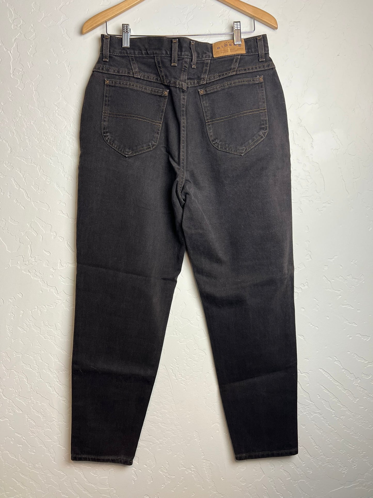 Gitano Faded Black High Waist Mom Jeans - 14