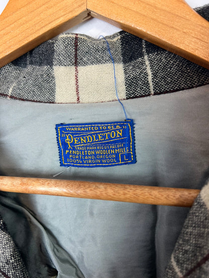 Pendleton Wool Plaid Board Shirt - L