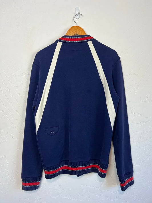 Adidas Sample Navy Varsity Track Jacket - Size S