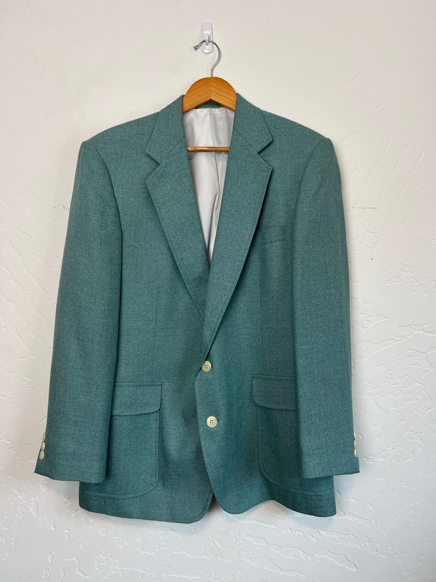 Haggar Teal Green Sport Coat Blazer - Size 42