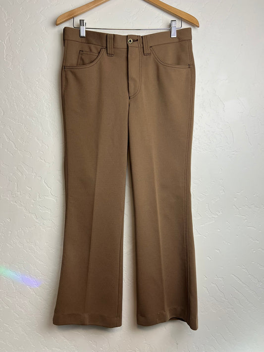 Levi's Panatela Camel Flared Trousers - 34