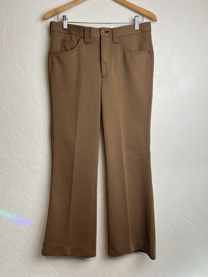 Levi's Panatela Camel Flared Trousers - 34