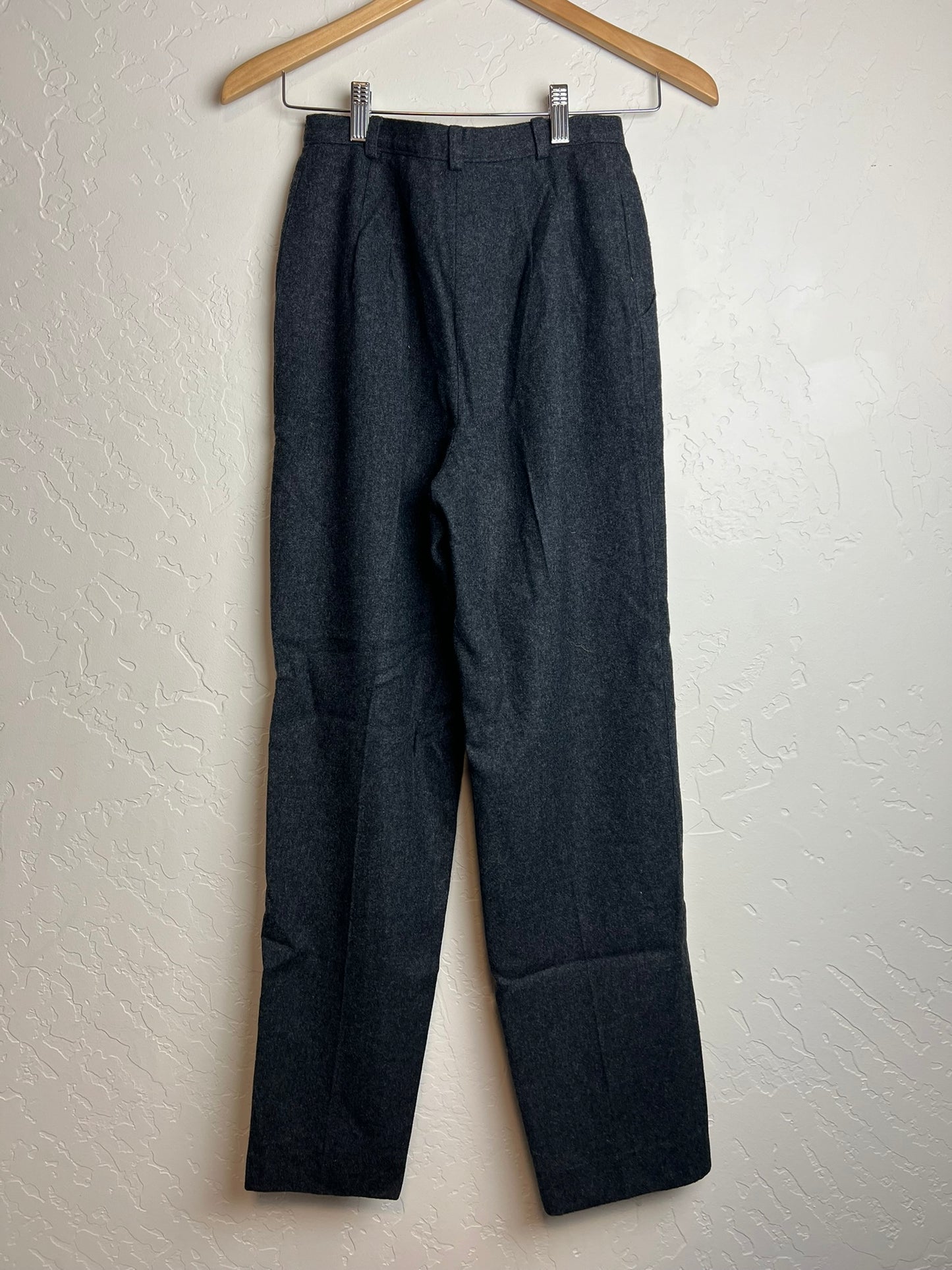 Miss Pendleton Charcoal Wool Trousers - 26