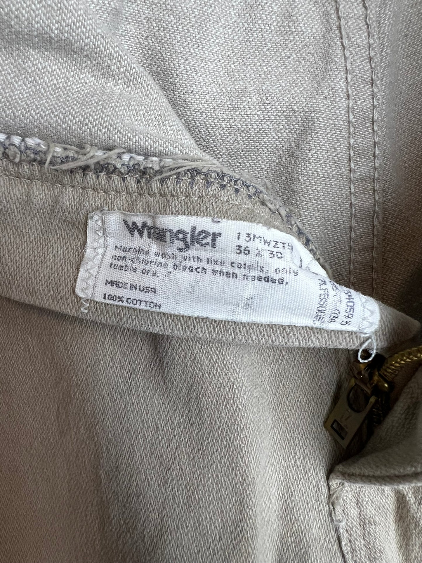 Wrangler Cowboy Cut Stone Jeans USA Made - 36x30
