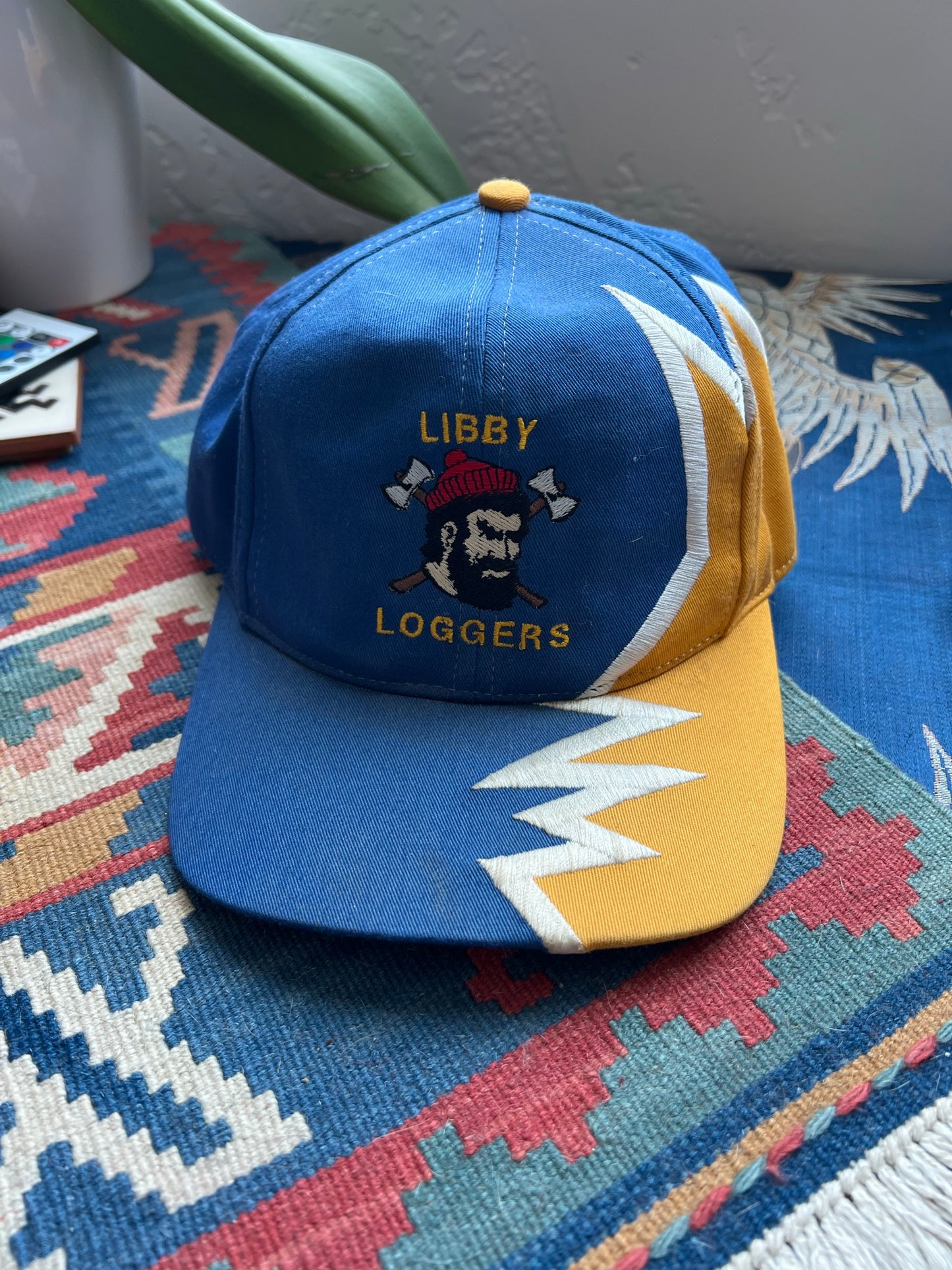 Libby Loggers Kati Sportcap Snapback - Blue Yellow Lightning Bolt