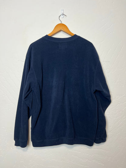 Woolrich Navy Blue Fleece Sweater - Size L