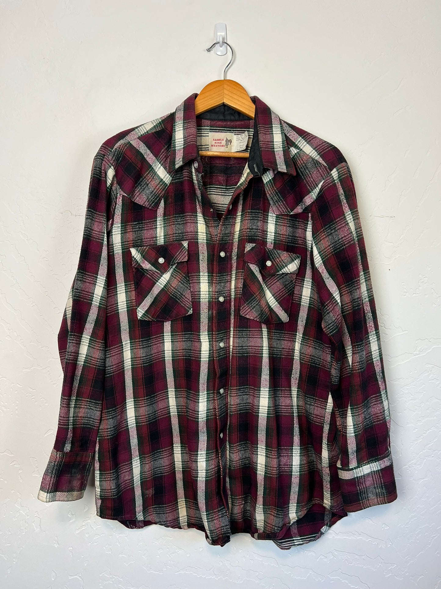 Saddle King Western Pearl Snap Shirt - XL