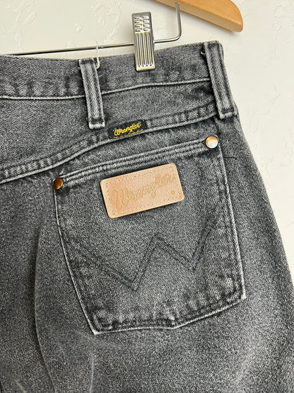 Wrangler 13MWZPB Cowboy Cut Faded Black Jeans - 36x32