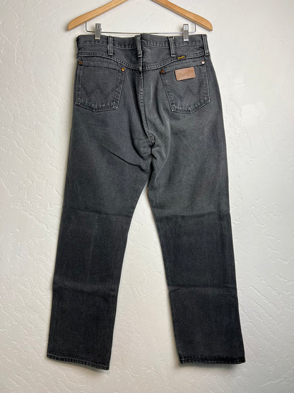 Wrangler 13MWZPB Cowboy Cut Faded Black Jeans - 36x32