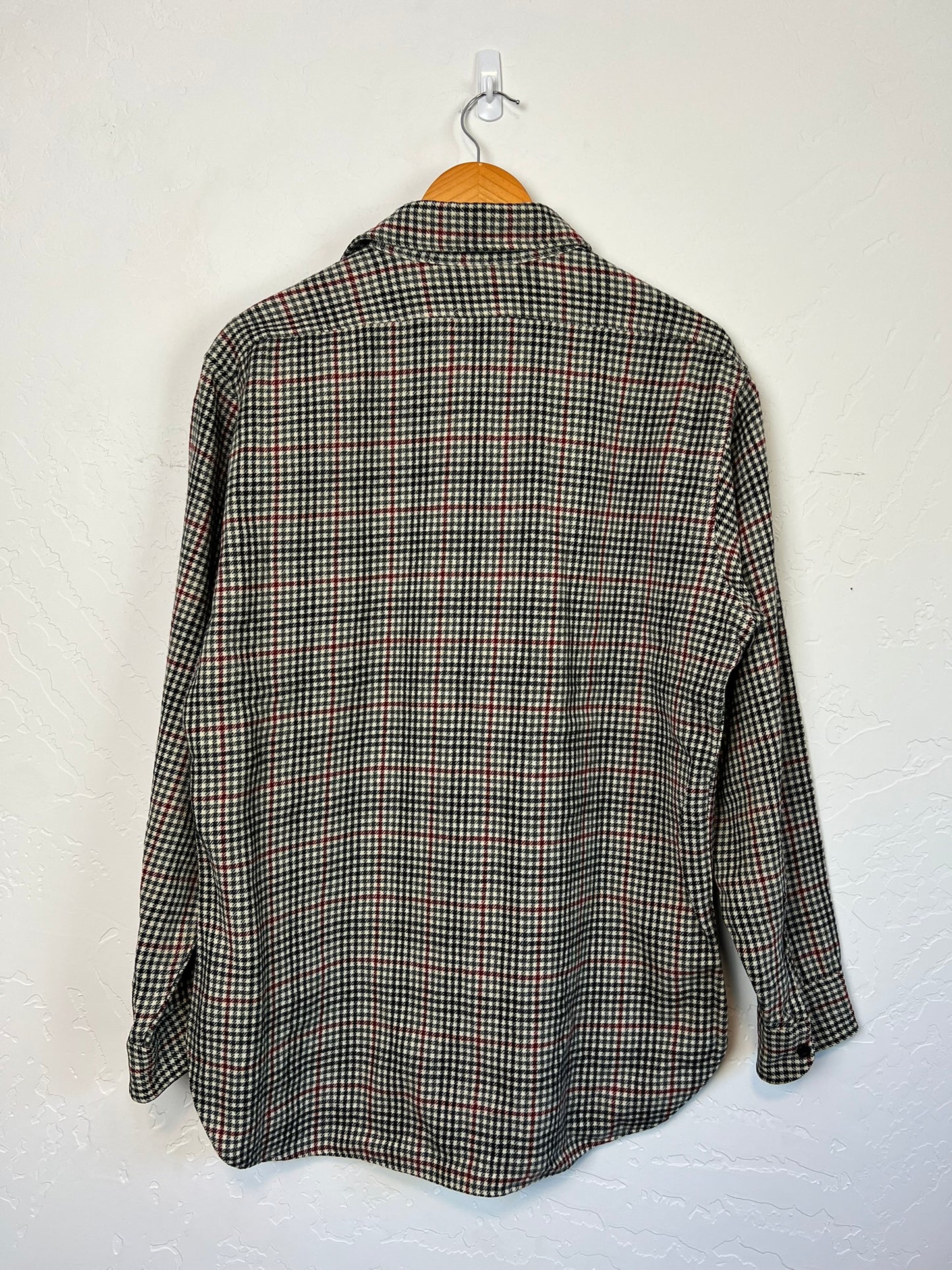 Pendleton Wool Houndstooth Shirt - L