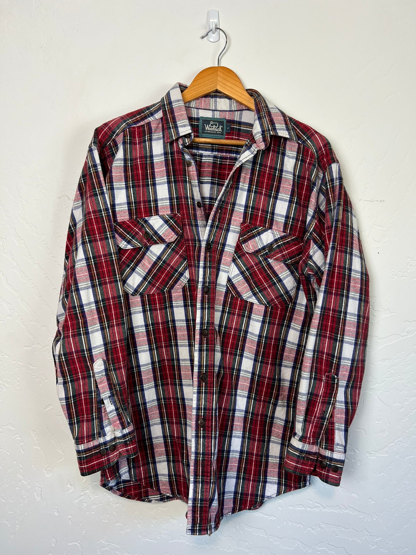 Woolrich Plaid Flannel Shirt - L