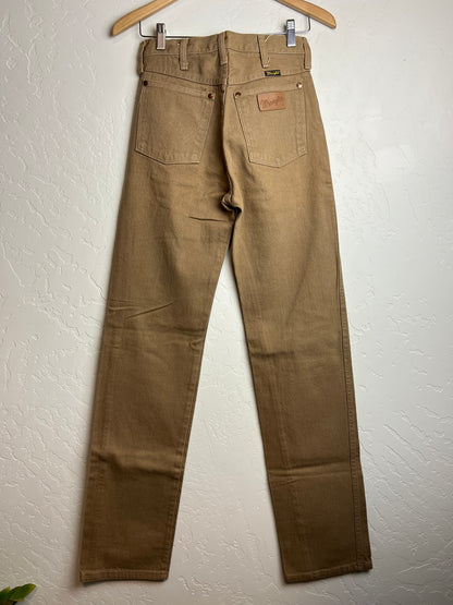 Wrangler Cowboy Cut Khaki Jeans USA Made - 28x36