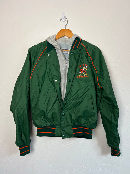 Swingster Miami Hurricanes Jacket - Size M