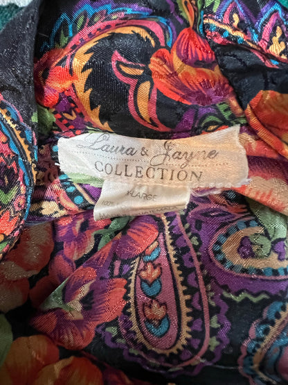 Laura & Jayne Collection Floral Paisley Blouse - XL