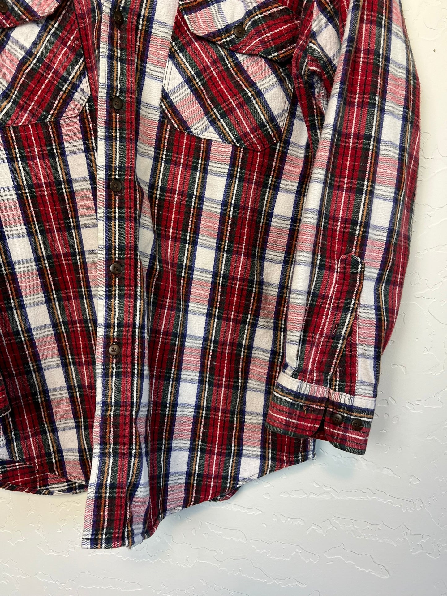 Woolrich Plaid Flannel Shirt - L