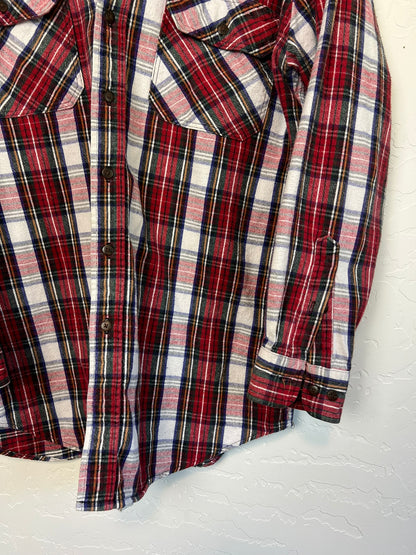 Woolrich Plaid Flannel Shirt - L