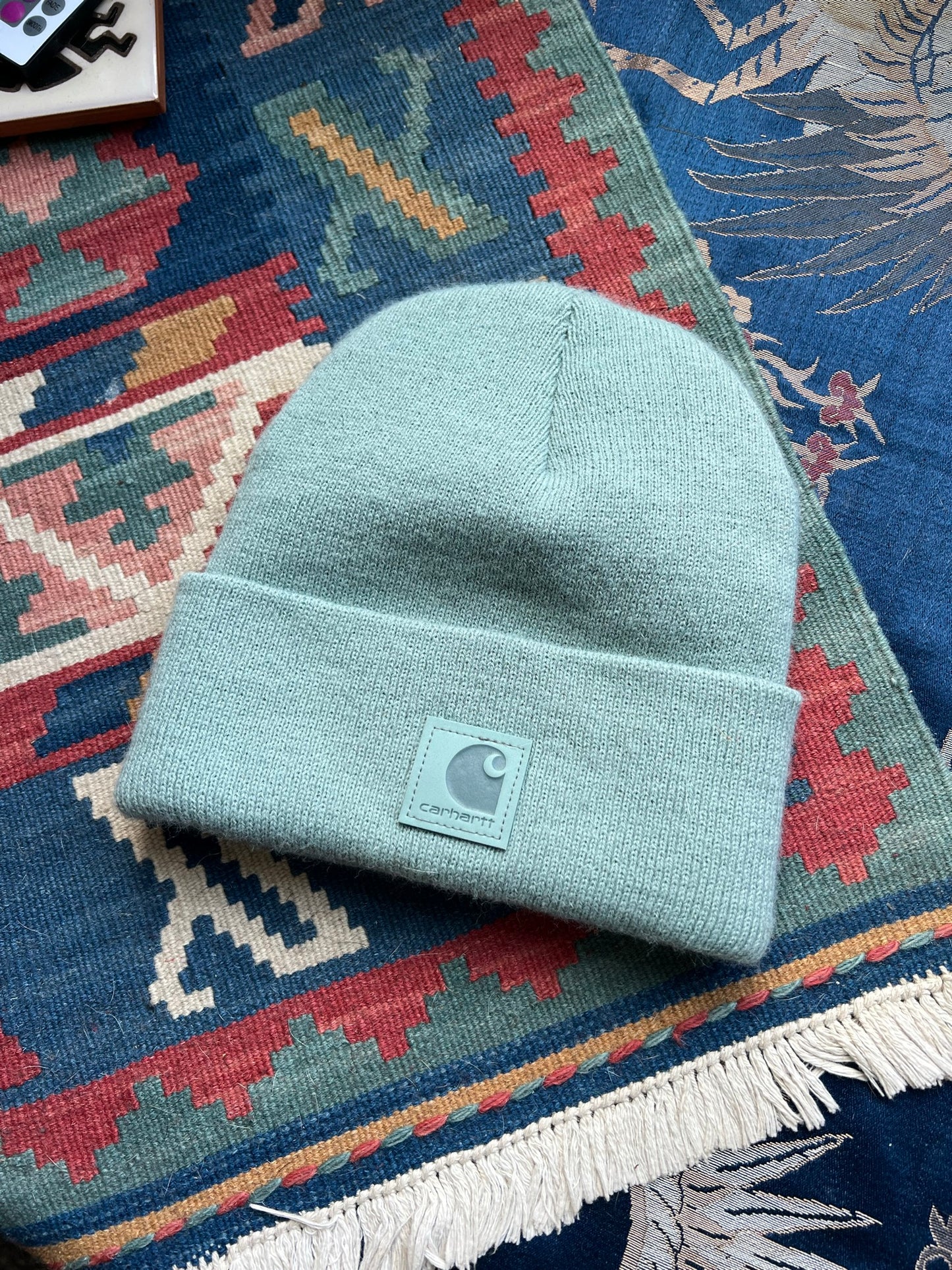 Carhartt Sage Green Acrylic Knit Beanie - Child S