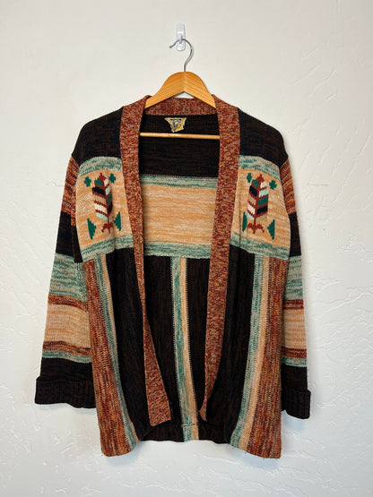 Stoner Southwestern Open Cardigan - L